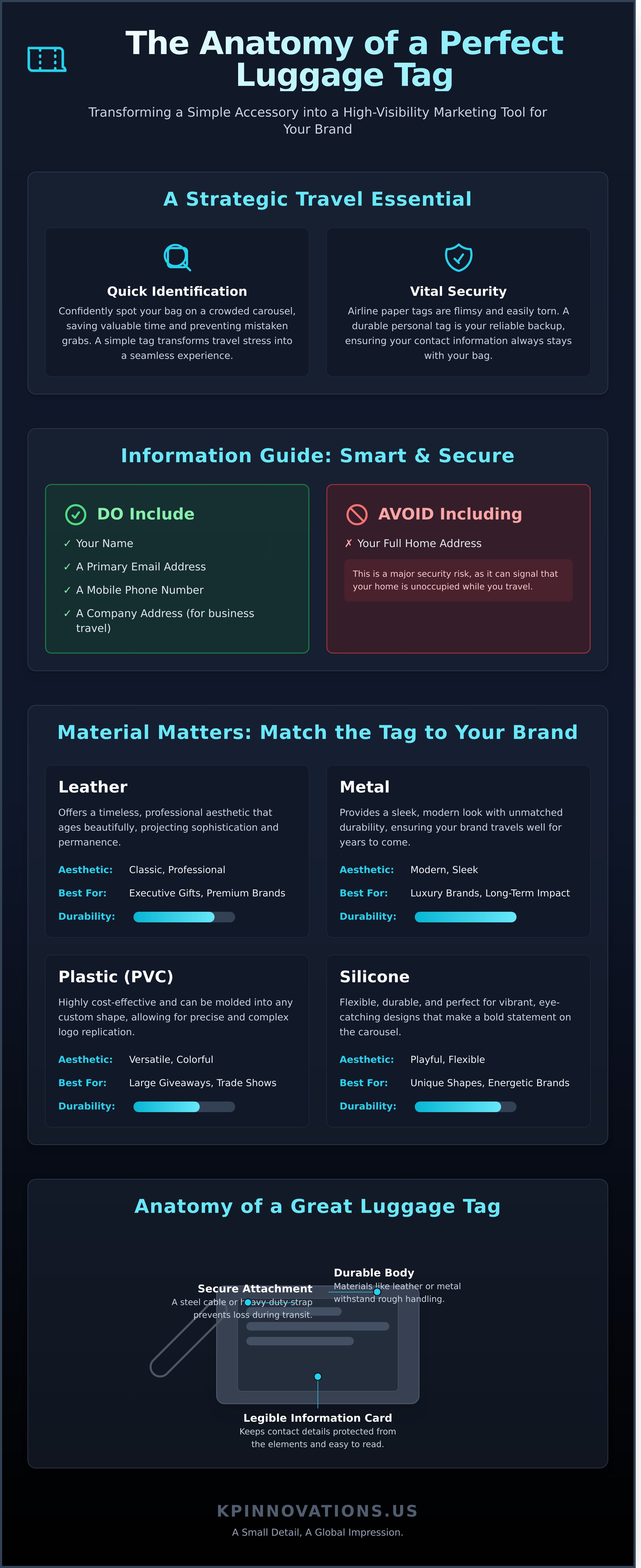 Custom Luggage Tags: The Ultimate Guide for Travel & Branding