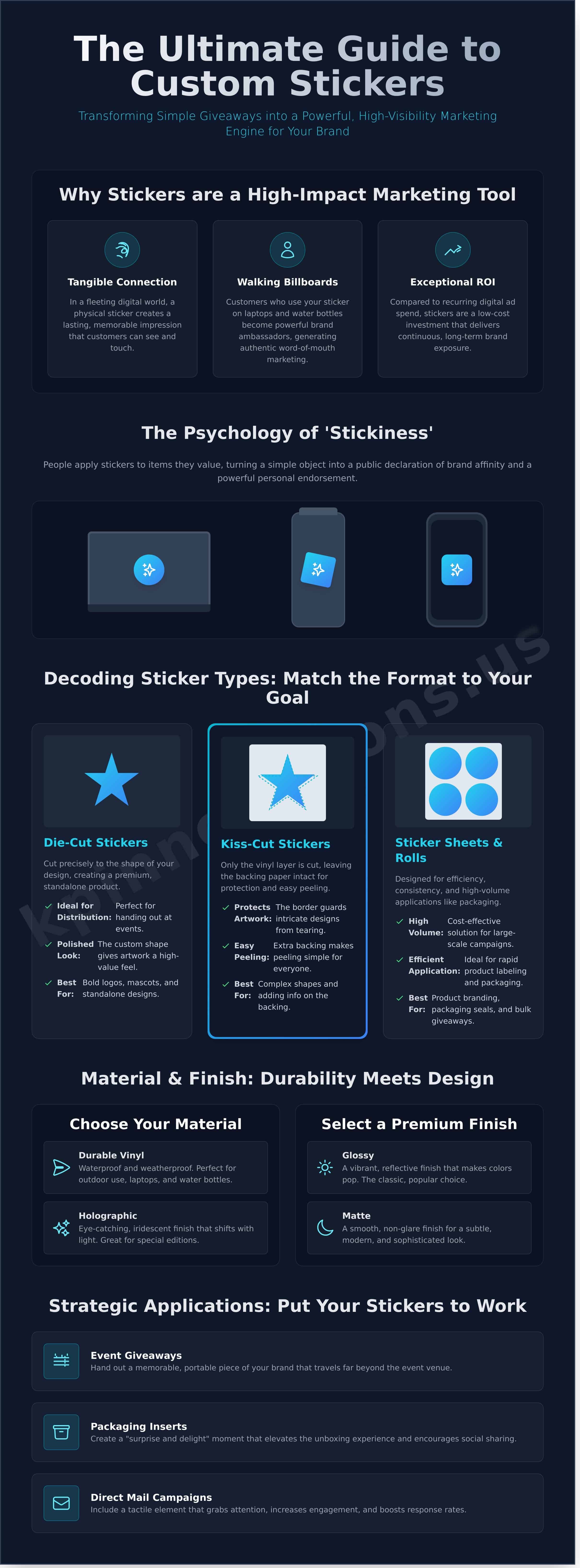 Custom Stickers: The Ultimate Guide to Branding That Sticks