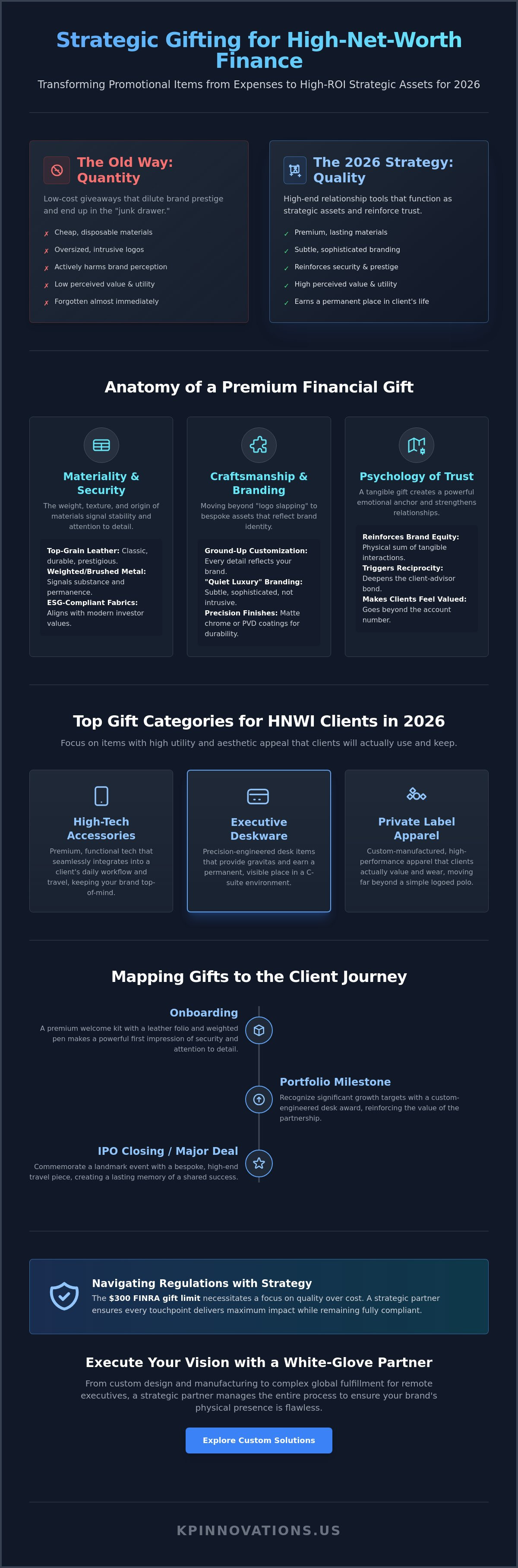 High-End Promotional Items for the Finance Industry: The 2026 Strategy Guide