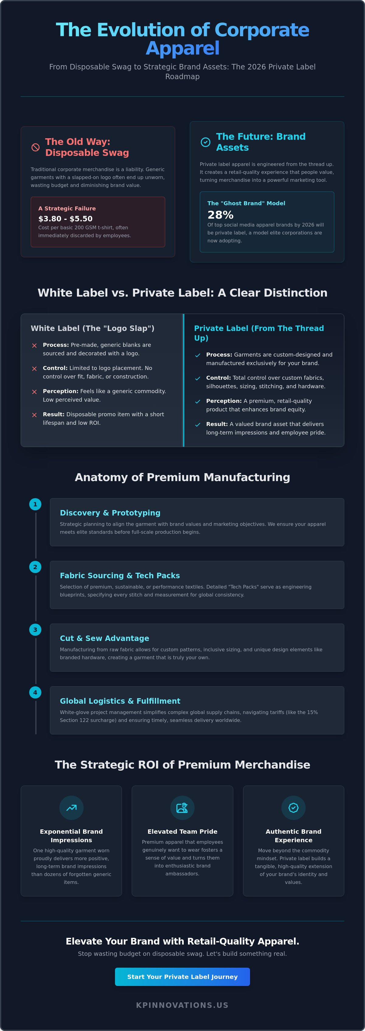 Private Label Apparel for Corporate Brands: The 2026 Strategy for Brand Elevation