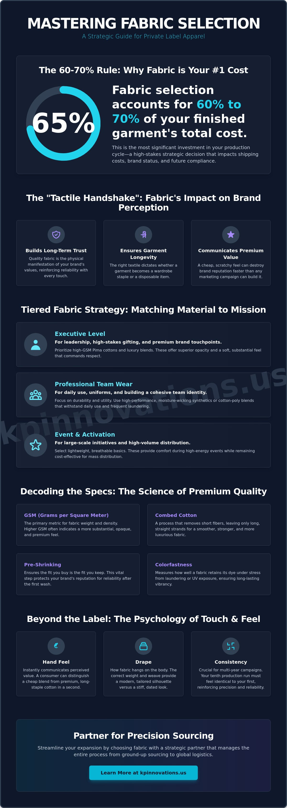 Choosing Fabric for Private Label Clothing: A Strategic Brand Guide for 2026