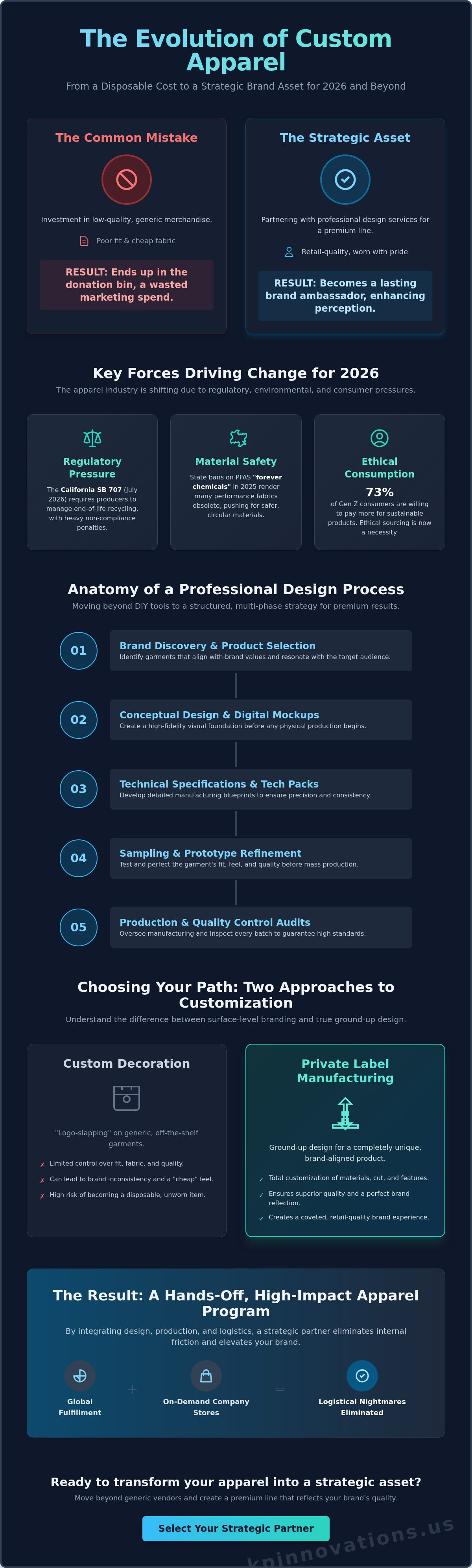 Strategic Custom Apparel Design Services: Elevating Brands in 2026