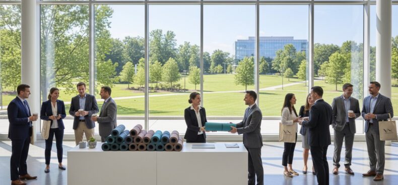 Branded Yoga Mats for Corporate Events: The Strategic Guide to Wellness Swag in 2026