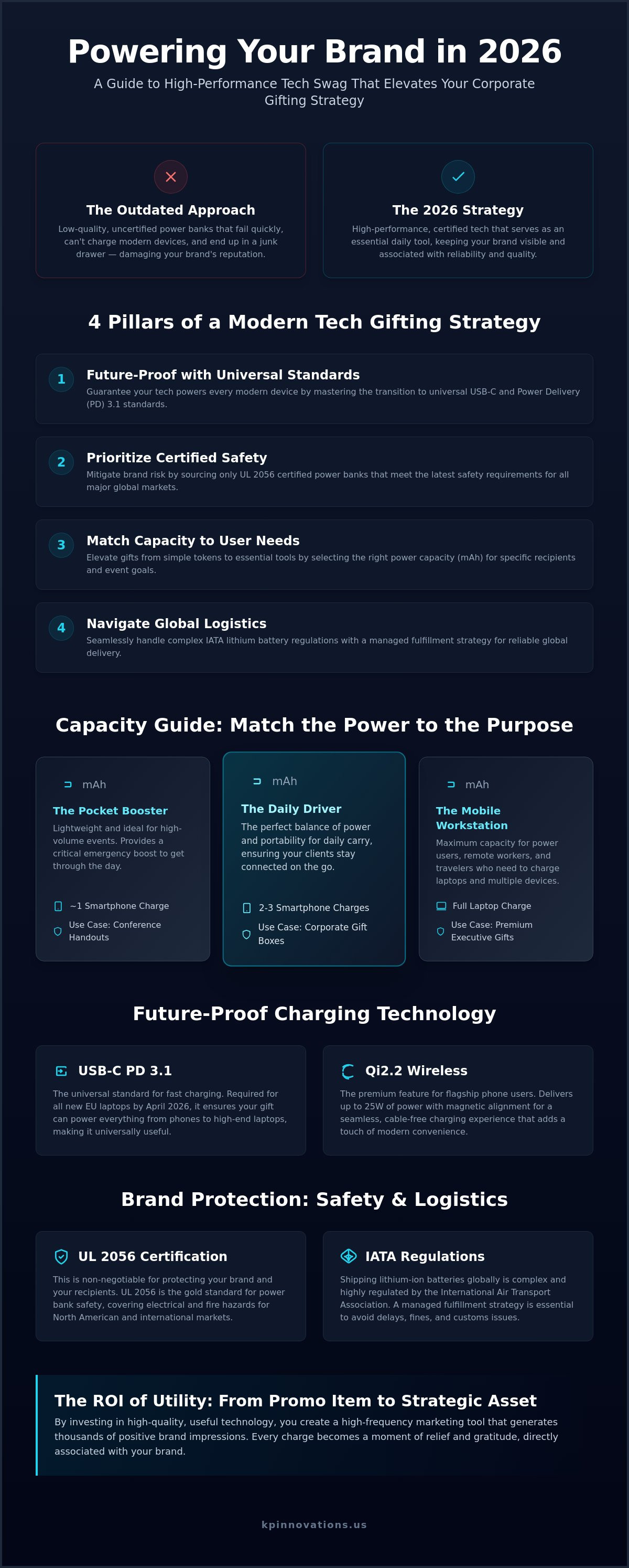Custom Branded Power Banks: The 2026 Strategic Guide to Tech Swag