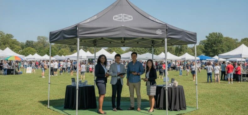 Branded Event Tents: Why Your Physical Territory is Your Most Underutilized Media Channel in 2026